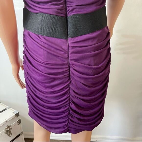 Alyn Paige Strapless Ruched Bodycon Dress Sz 11/12 - Picture 8 of 16